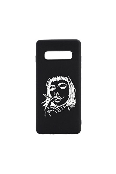 bestcase Husa Silicon Compatibila Cu Samsung Galaxy S10, Woman, rezistenta la...