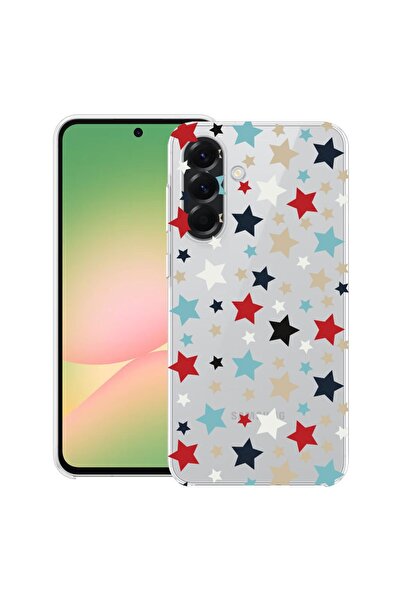 bestcase Husă pentru Samsung Galaxy M56 cu Design Stars, din Silicon Transpar...