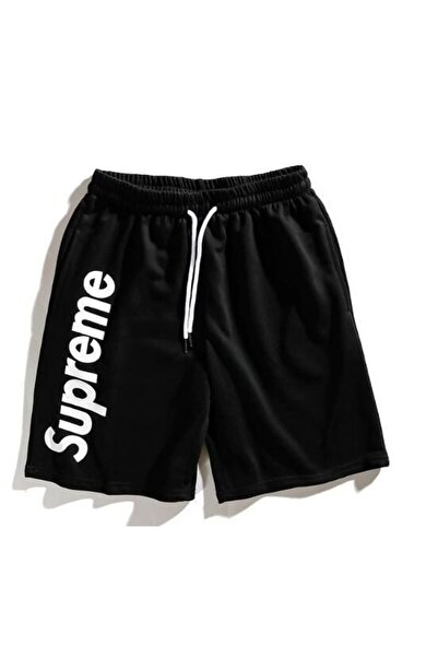 CLASSY.MODA Unisex γραφικά τυπωμένα μαύρα σορτς Streetwear Άνετη εφαρμογή