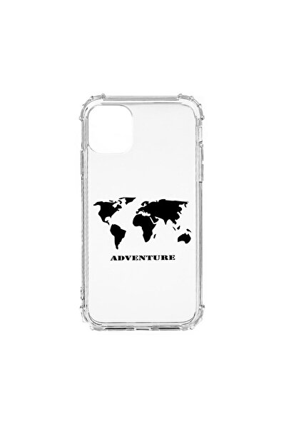 bestcase Антишоков силиконов калъф, съвместим с Apple iPhone 11, Adventure, В...