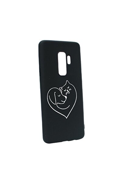 bestcase Θήκη σιλικόνης συμβατή με Samsung Galaxy S9, Σχέδιο Αγάπη Σκύλου και...