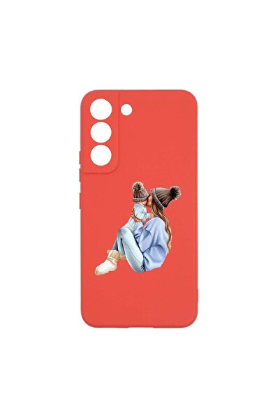 bestcase Θήκη σιλικόνης, Συμβατή με Samsung Galaxy S22 Plus, Μαμά-κορίτσι με ...