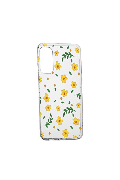 bestcase Θήκη σιλικόνης, Συμβατή με Samsung Galaxy A13 4G, Μικρά κίτρινα λουλ...