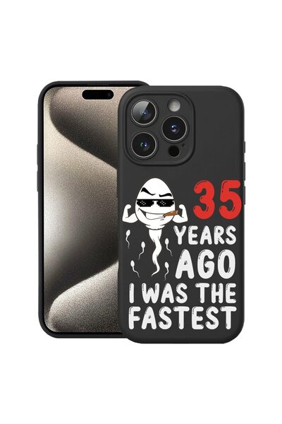 bestcase Husă subțire din silicon pentru Apple iPhone 13 Pro, 35 de ani în ur...