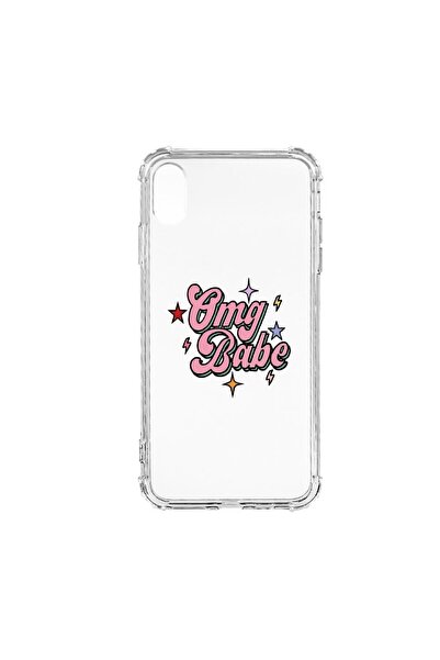 bestcase Husă Antișoc din Silicon Compatibilă cu Apple iPhone XR, OMG Babe, P...