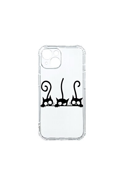 bestcase Husa Αντικραδασμική 1.5MM, συμβατή με Apple iPhone 14 Plus, Γάτες, Τ...