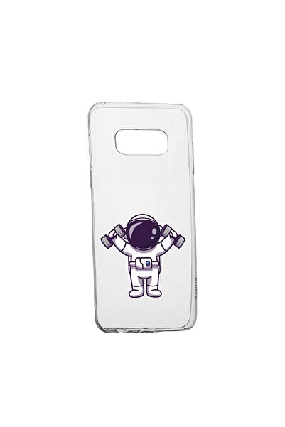 bestcase Θήκη σιλικόνης συμβατή με Samsung Galaxy S8, Astronaut Gym, ανθεκτικ...