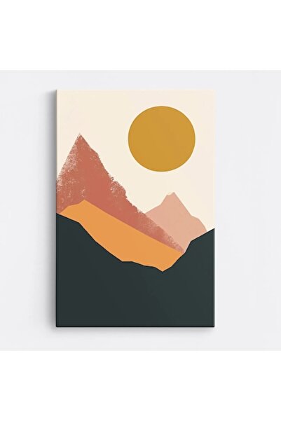 OEM WOWCanvas premium canvas painting, Abstract sunset landscape, 60 x 90 cm