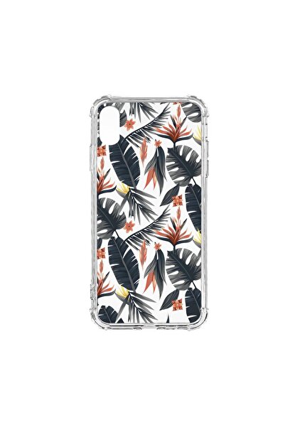 bestcase Husă antișoc din silicon compatibilă cu Apple iPhone XR, Tropicală, ...