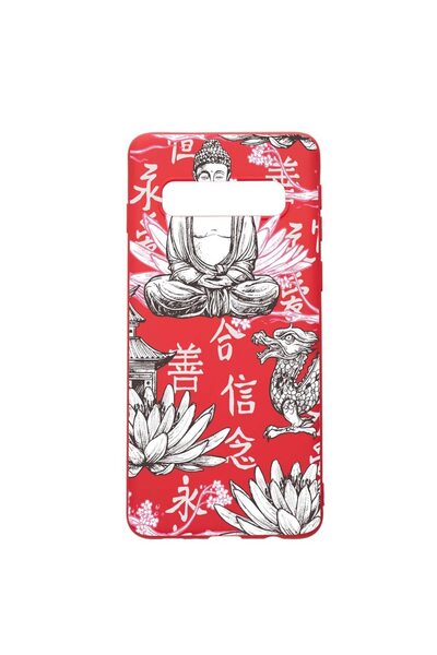 bestcase Θήκη σιλικόνης συμβατή με Samsung Galaxy S10 Plus, Βούδας, ανθεκτική...