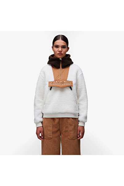 Napapijri Seline Fleece Kadın Kahverengi Polar Ceket