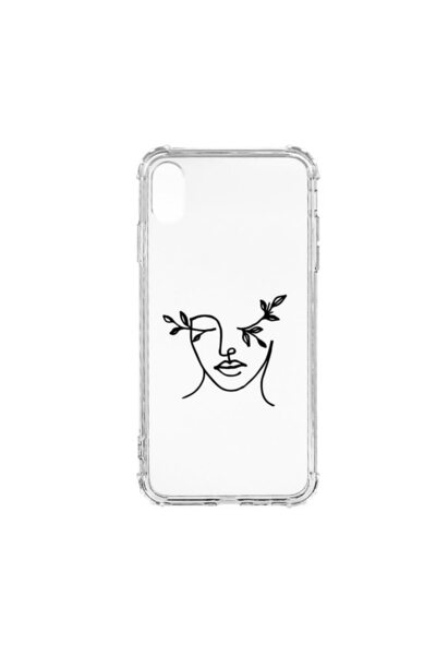 bestcase Husă Antișoc din Silicon Compatibilă cu Apple iPhone XS Max, Woman A...