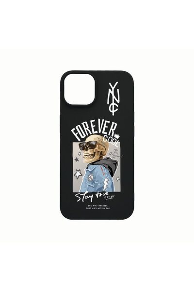 bestcase Husa Silicon, Compatibila Cu Apple iPhone 14 Plus, Forever Cool Skel...