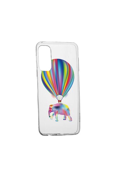 bestcase Θήκη σιλικόνης συμβατή με Samsung Galaxy A52s 5G, Ελέφαντας Ουράνιο ...