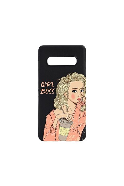 bestcase Λεπτή Θήκη Σιλικόνης 0.8MM, Συμβατή με Samsung Galaxy S10 Plus, Girl...