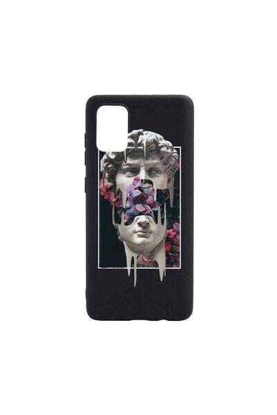 bestcase Θήκη σιλικόνης συμβατή με Samsung Galaxy A52s 5G, Άγαλμα Δαβίδ, ανθε...
