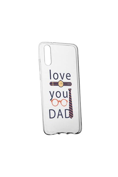 bestcase Θήκη σιλικόνης συμβατή με Samsung Galaxy A13, Σ' αγαπώ μπαμπά, ανθεκ...