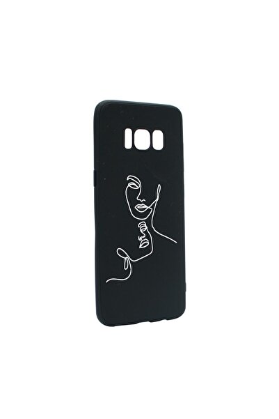 bestcase Θήκη σιλικόνης συμβατή με Samsung Galaxy S8, Αφηρημένο σχέδιο  "Αγάπ...