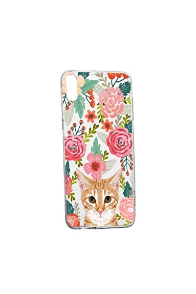 bestcase Θήκη Σιλικόνης Γάτα και Λουλούδια, Συμβατή με Samsung Galaxy A02, αν...