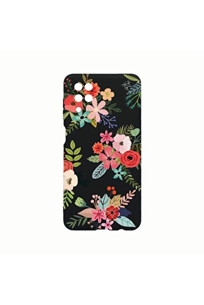 bestcase Θήκη Σιλικόνης, Συμβατή με Samsung Galaxy A12, Λουλούδια, Ανθεκτική ...