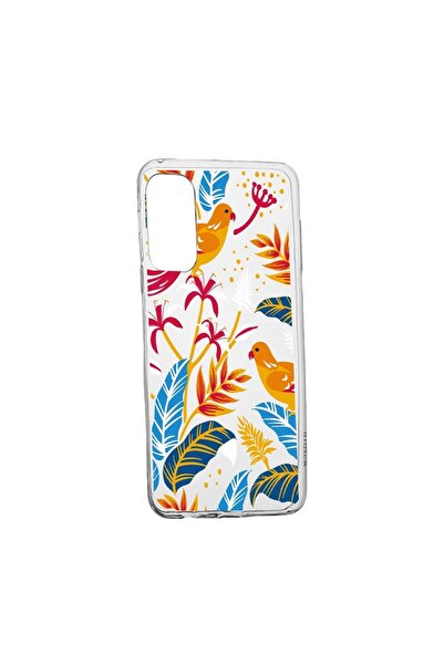 bestcase Θήκη σιλικόνης συμβατή με Samsung Galaxy S21, Έγχρωμα πουλιά, ανθεκτ...