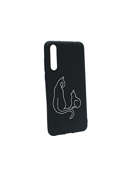 bestcase Θήκη σιλικόνης συμβατή με Samsung Galaxy A70 / A70s, Αφηρημένη Γάτα,...