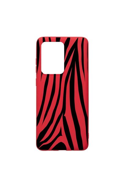 bestcase Θήκη σιλικόνης συμβατή με Samsung Galaxy S20 Ultra, Ζέβρα, ανθεκτική...