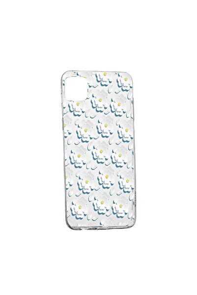 bestcase Θήκη Σιλικόνης, Συμβατή με Samsung Galaxy M22, Μαργαρίτα - Λευκό Λου...