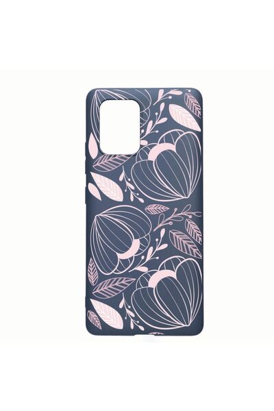 bestcase Θήκη Σιλικόνης Συμβατή με Samsung Galaxy M32 5G, Ροζ Λουλούδια, Ανθε...