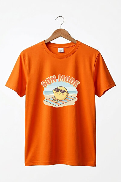 onsrawear Tricou unisex de vacanță, cu model soare, în mod sun-mode, pe plajă...