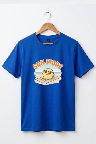 onsrawear Tricou unisex de vacanță, cu model soare, în mod sun-mode, pe plajă...