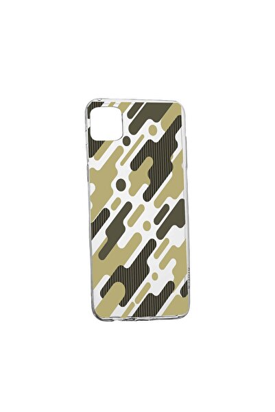 bestcase Θήκη σιλικόνης, Συμβατή με Samsung Galaxy M22, Πράσινο Καμουφλάζ, αν...