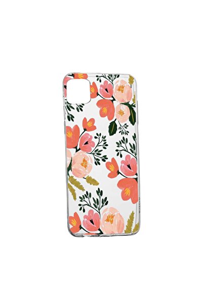 bestcase Θήκη με λουλούδια σιλικόνης, Παστέλ χρώματα, Συμβατή με Samsung Gala...