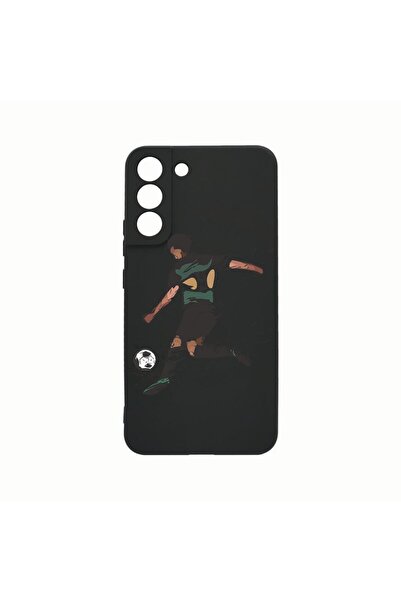 bestcase Θήκη Σιλικόνης, Συμβατή με Samsung Galaxy S21, Σχέδιο Ποδοσφαίρου, Α...
