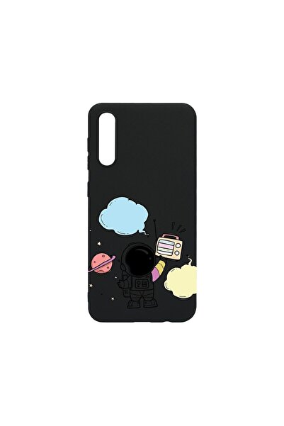 bestcase Λεπτή Θήκη Σιλικόνης 0.8MM, Συμβατή με Samsung Galaxy A50, Αστροναύτ...