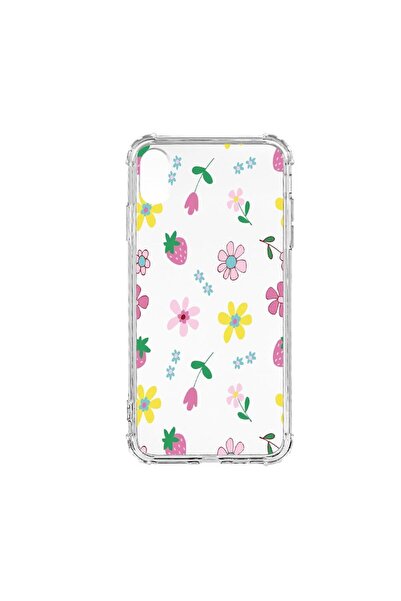 bestcase Husa Αντικραδασμική Θήκη Σιλικόνης Συμβατή με Apple iPhone XR, Λουλο...