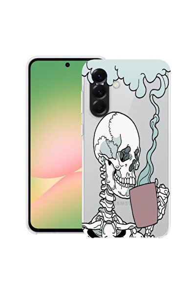 bestcase Θήκη για Samsung Galaxy S25 FE με Σχέδιο Νεκροκεφαλή, Διαφανής Λεπτή...