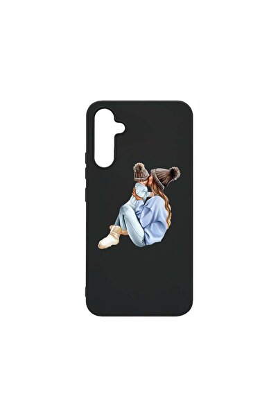 bestcase Θήκη, Συμβατή με Samsung Galaxy A34, Μαμά-κορίτσι με αγόρι, Λεπτή 0....