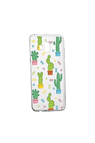 bestcase Θήκη σιλικόνης συμβατή με Samsung Galaxy J6 Plus 2018, Κάκτος, ανθεκ...