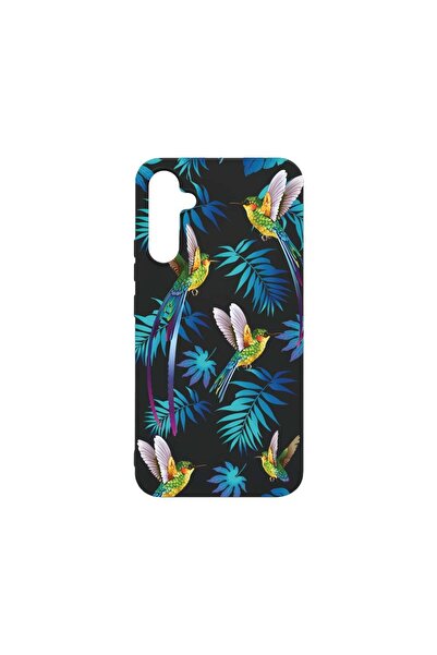 bestcase Θήκη, Συμβατή με Samsung Galaxy A34, Άγρια Τροπική, Λεπτή 0.8MM, Ανθ...
