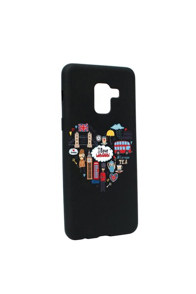 bestcase Θήκη σιλικόνης συμβατή με Samsung Galaxy A5 2018, Αγαπώ το Λονδίνο, ...
