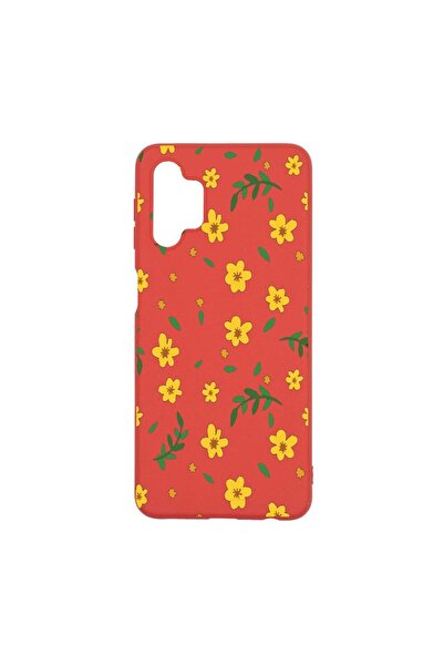 bestcase Θήκη σιλικόνης, Συμβατή με Samsung Galaxy M32 5G, Μικρά κίτρινα λουλ...