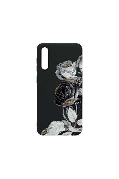 bestcase Λεπτή Θήκη Σιλικόνης 0.8MM, Συμβατή με Samsung Galaxy A50, Μαύρο Ροζ...