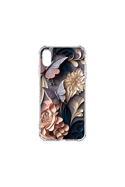 bestcase Husa Anti Shock 1.5MM, compatibilă cu Apple iPhone XR, Butterfly, Te...