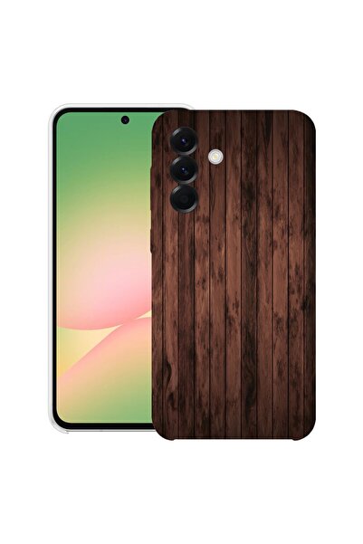 bestcase Θήκη για Samsung Galaxy A17 5G με σχέδιο ξύλου καρυδιάς, διαφανής λε...