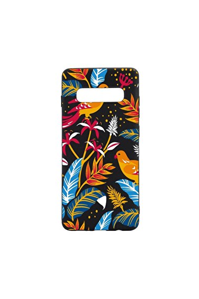 bestcase Θήκη σιλικόνης συμβατή με Samsung Galaxy S10 Plus, με σχέδιο χρωματι...