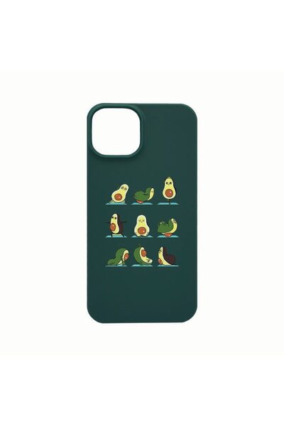 bestcase Husa Silicon, Compatibila Cu Apple iPhone 14 Plus, Avocado Yoga, Rez...