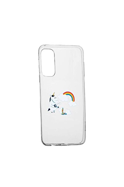 bestcase Θήκη Σιλικόνης Μονόκερος - Σύννεφο, Συμβατή με Samsung Galaxy S20 FE...