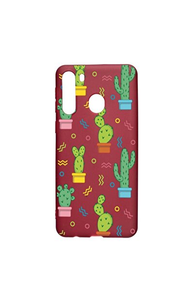 bestcase Θήκη σιλικόνης συμβατή με Samsung Galaxy A21, Κάκτος, ανθεκτική στη ...