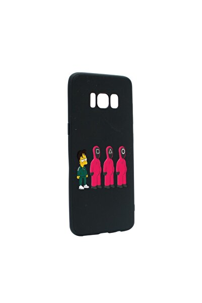 bestcase Θήκη σιλικόνης συμβατή με Samsung Galaxy S8, Squid Game - Simpson, α...